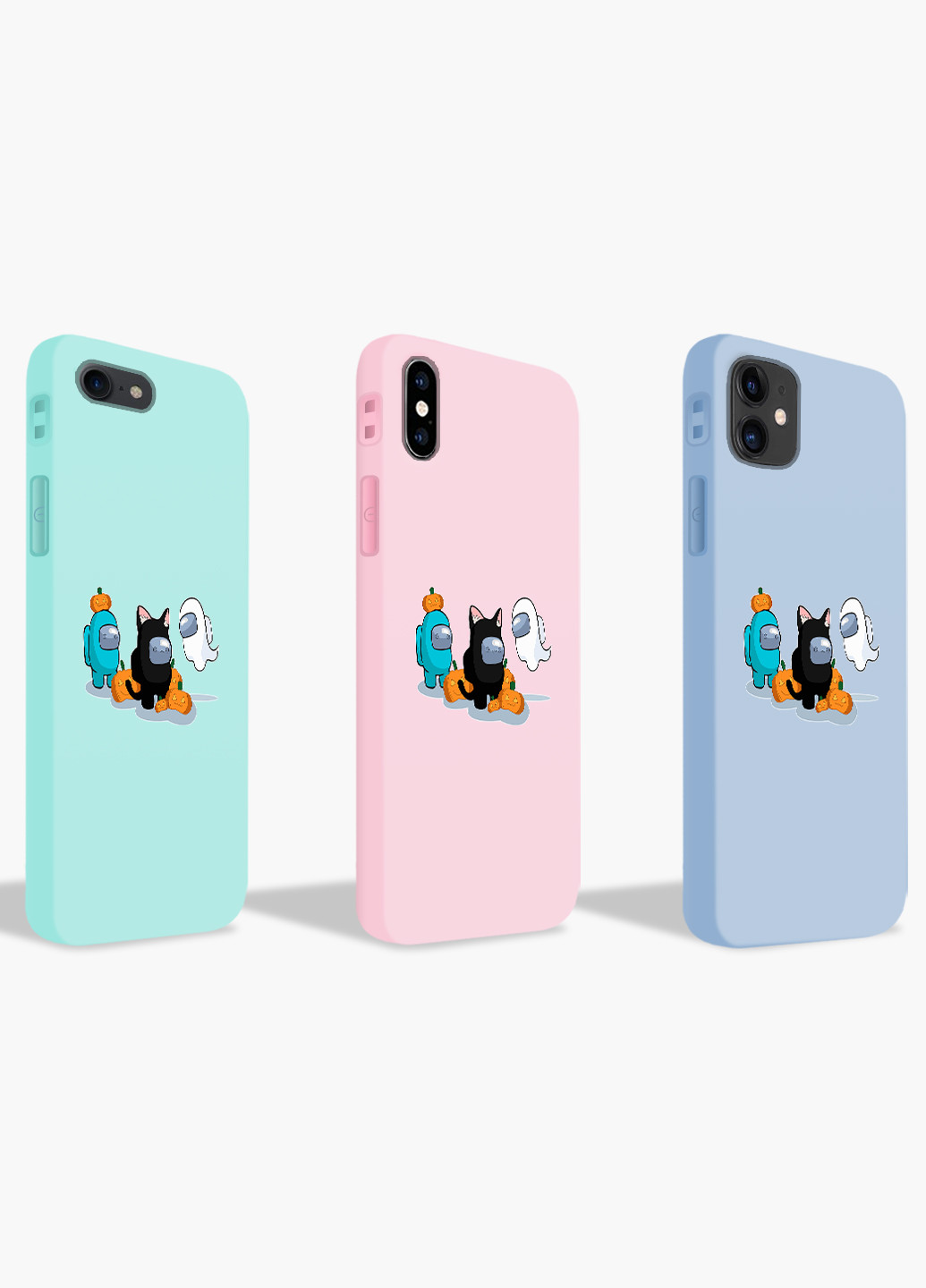 Чохол силіконовий Apple Iphone 8 plus Амонг Ас (Among Us) (6154-2420) MobiPrint (219565925)