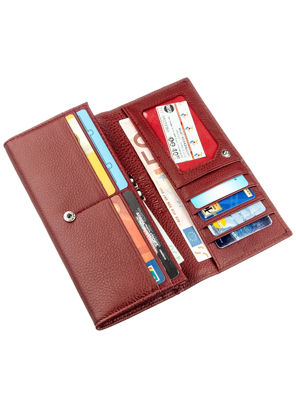 Жіночий шкіряний гаманець 18,5х9 см st leather (252128379)