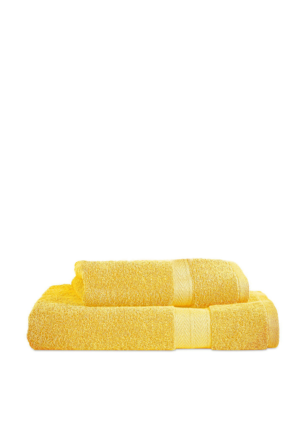 Полотенце (2 шт.) Tommy Hilfiger однотонный желтый