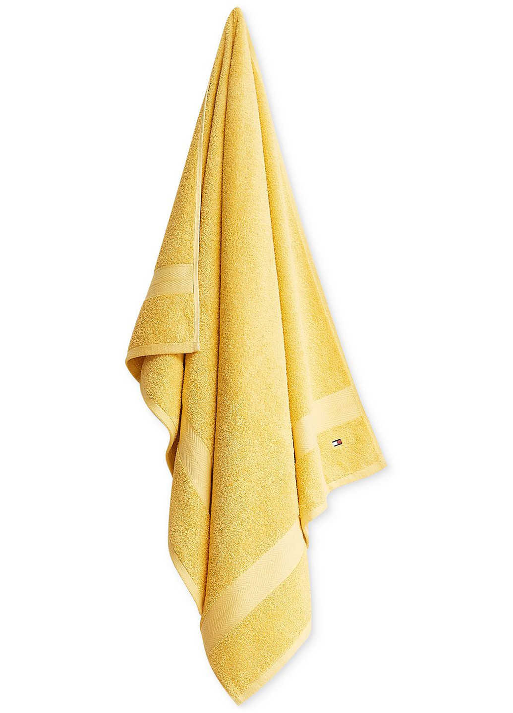 Полотенце (2 шт.) Tommy Hilfiger однотонный желтый