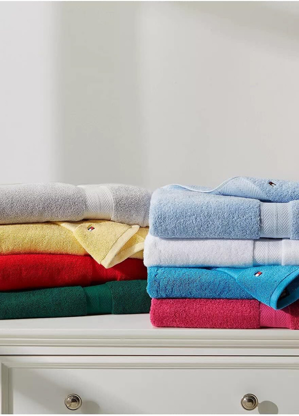 Полотенце (2 шт.) Tommy Hilfiger однотонный желтый