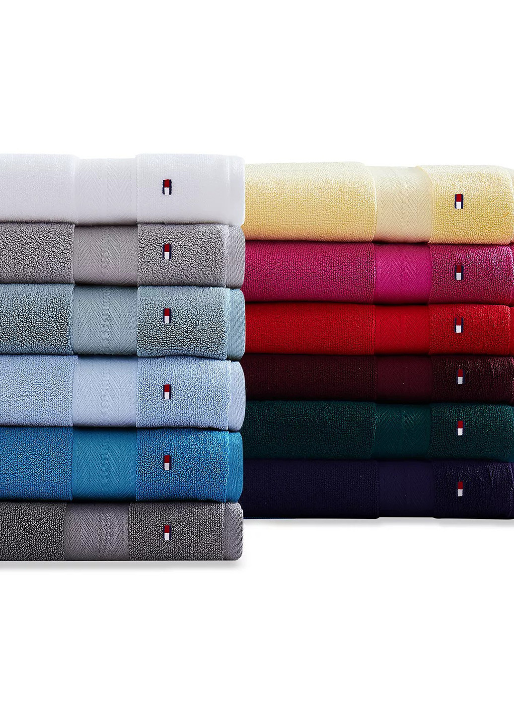 Полотенце (2 шт.) Tommy Hilfiger однотонный желтый