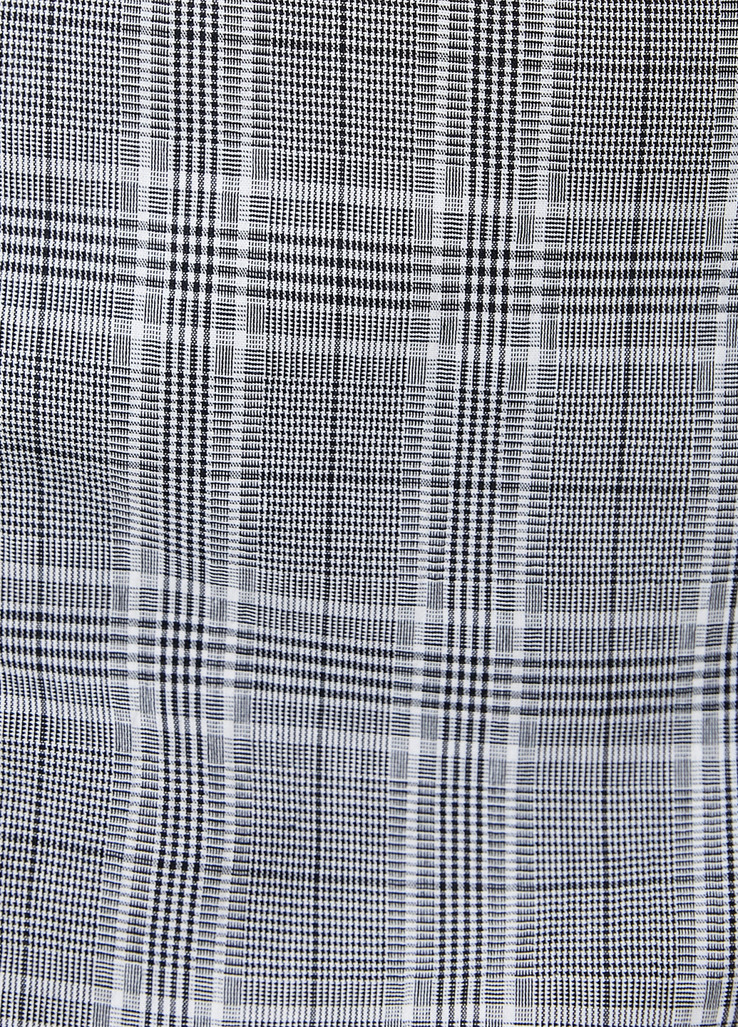 Черно-белая кэжуал в клетку юбка KOTON