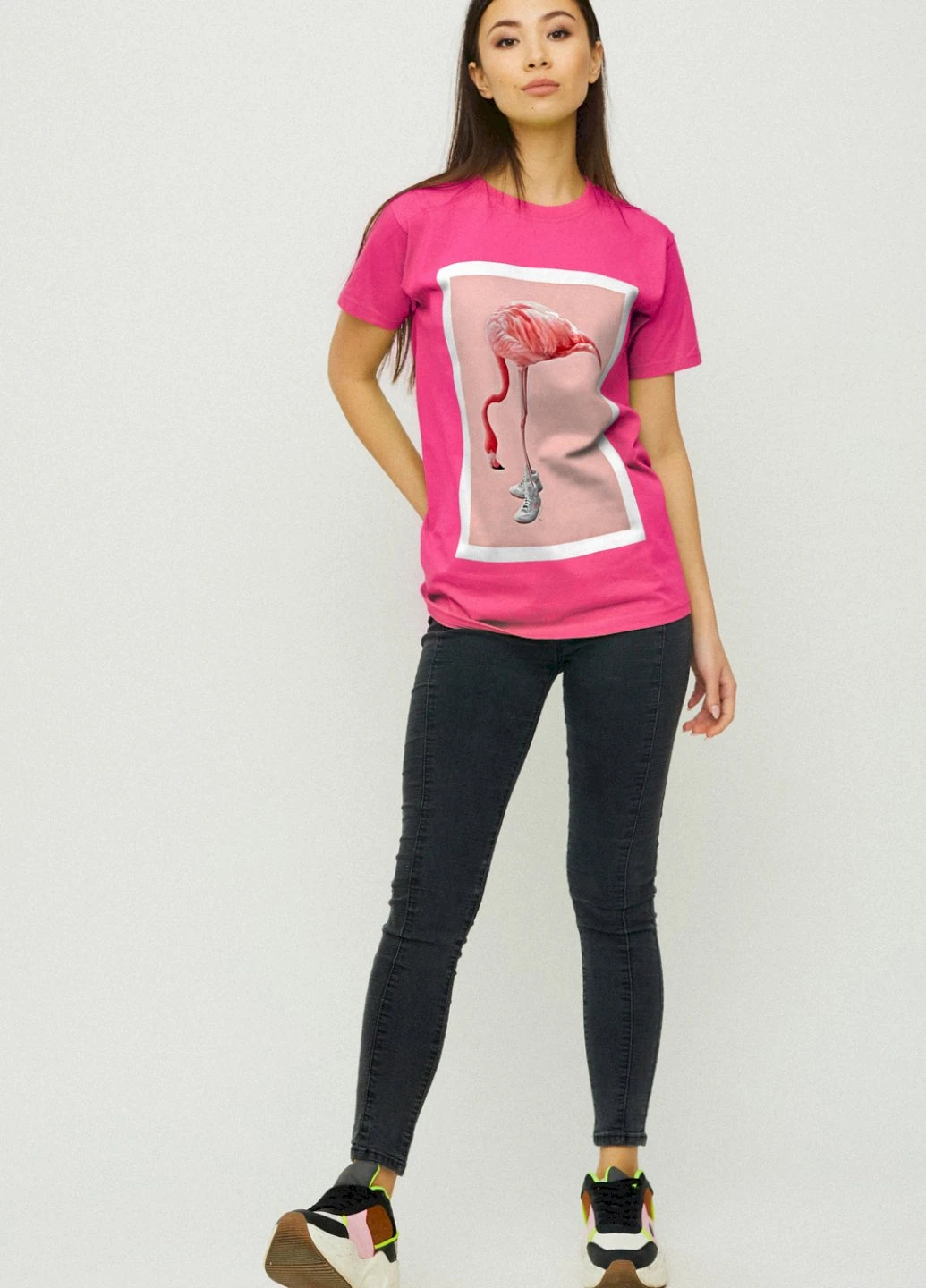 Футболка Boyfriend / air print / YAPPI - (237407740)