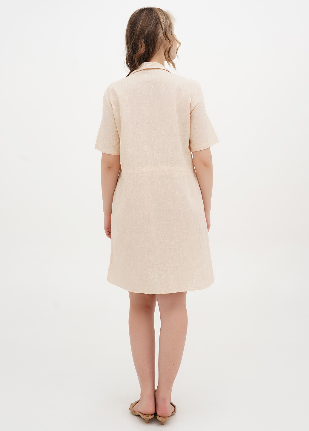 Бежева кежуал сукня сукня-сорочка Primark однотонна