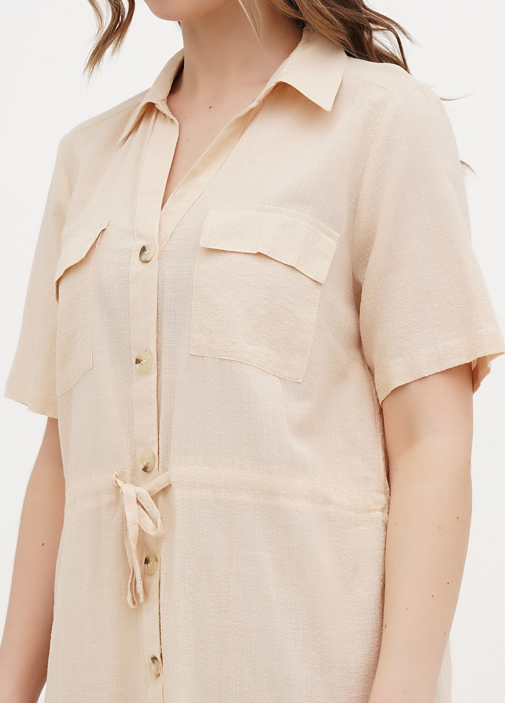 Бежева кежуал сукня сукня-сорочка Primark однотонна