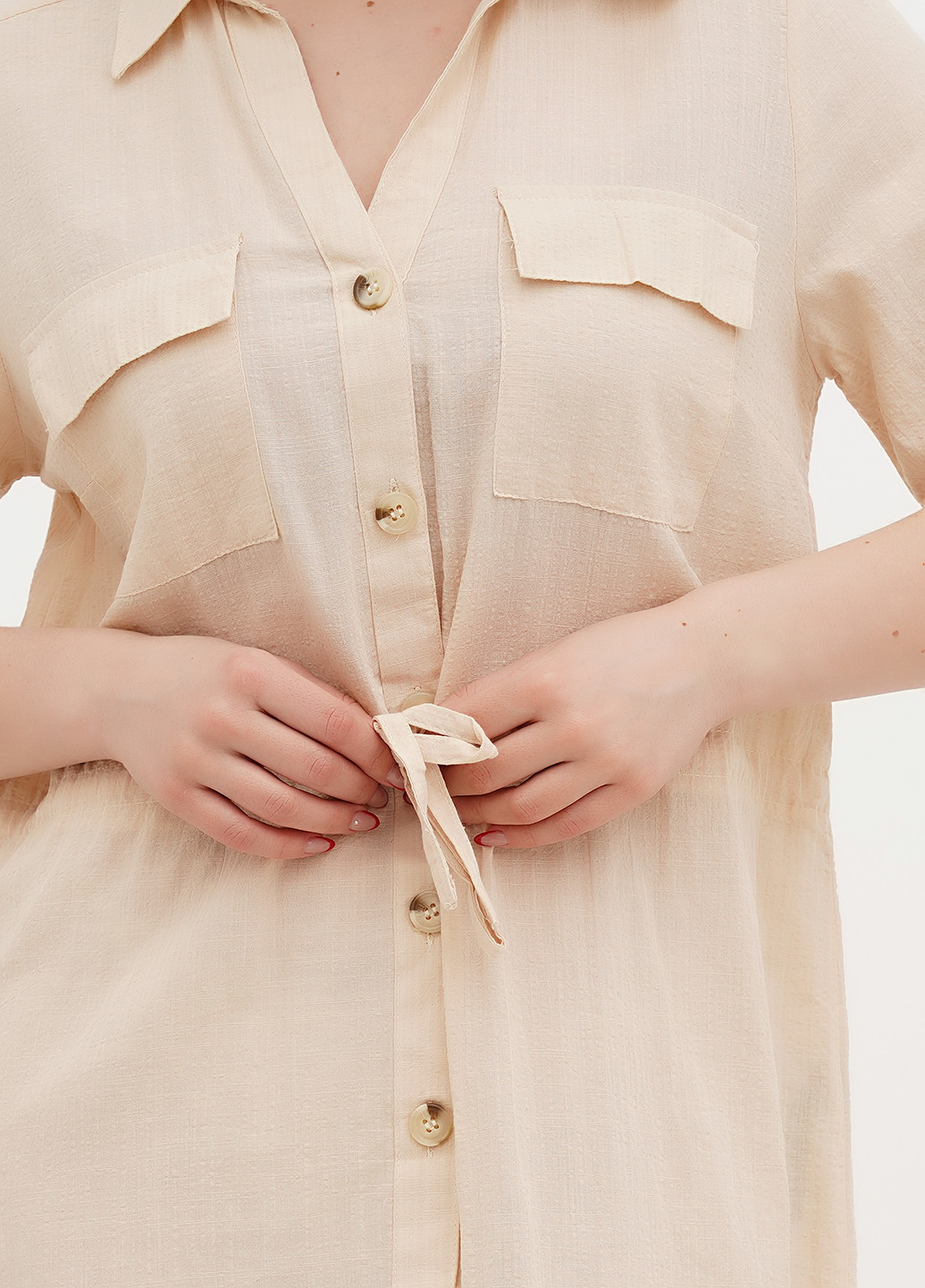 Бежева кежуал сукня сукня-сорочка Primark однотонна