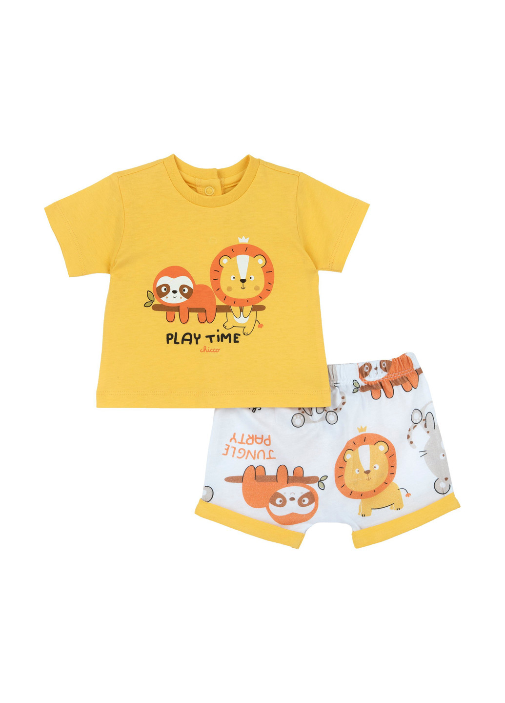 Комбинированный демисезонный комплект (футболка, шорты) Chicco