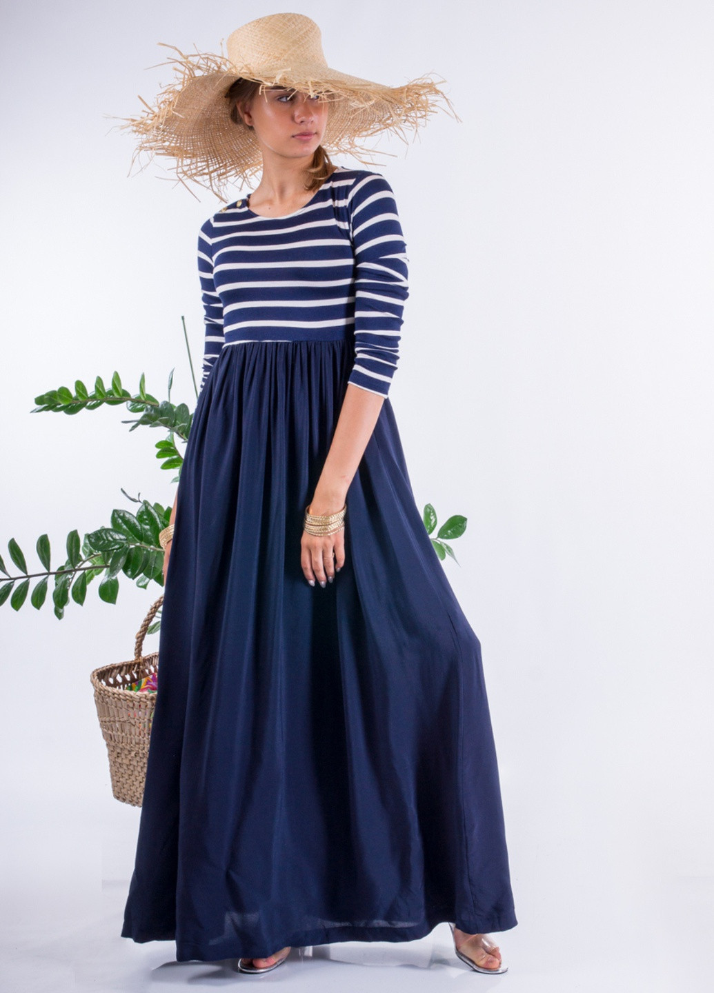 Синее платье Sarah Chole