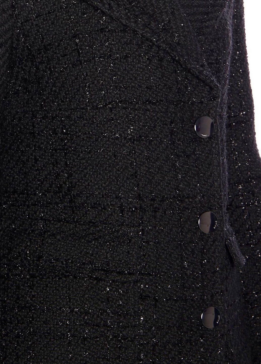 Черное демисезонное Пальто однобортное Pinko