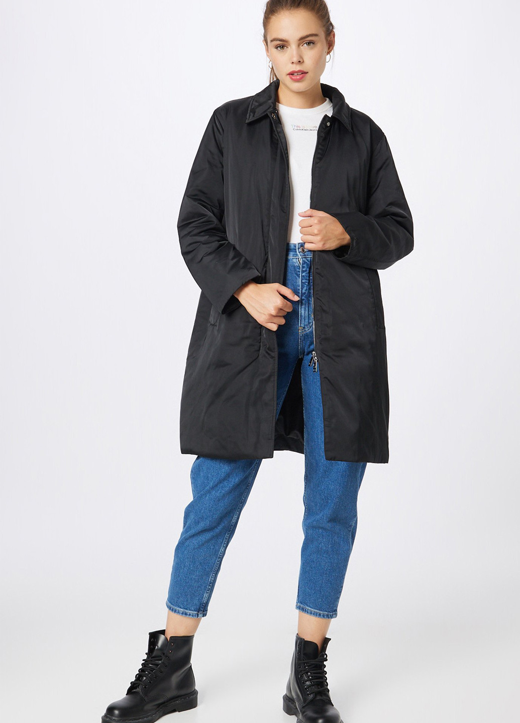 Плащ Calvin Klein на блискавці демісезон (302875402)