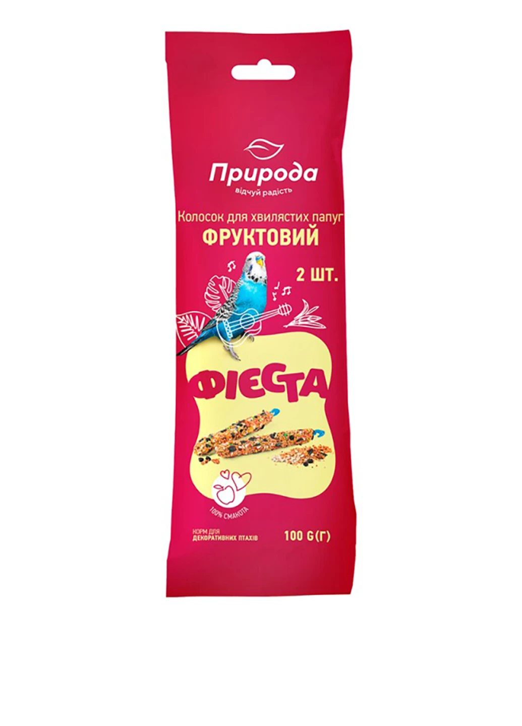Сухой корм Колосок Фруктовый, 100 г Природа (251149976)
