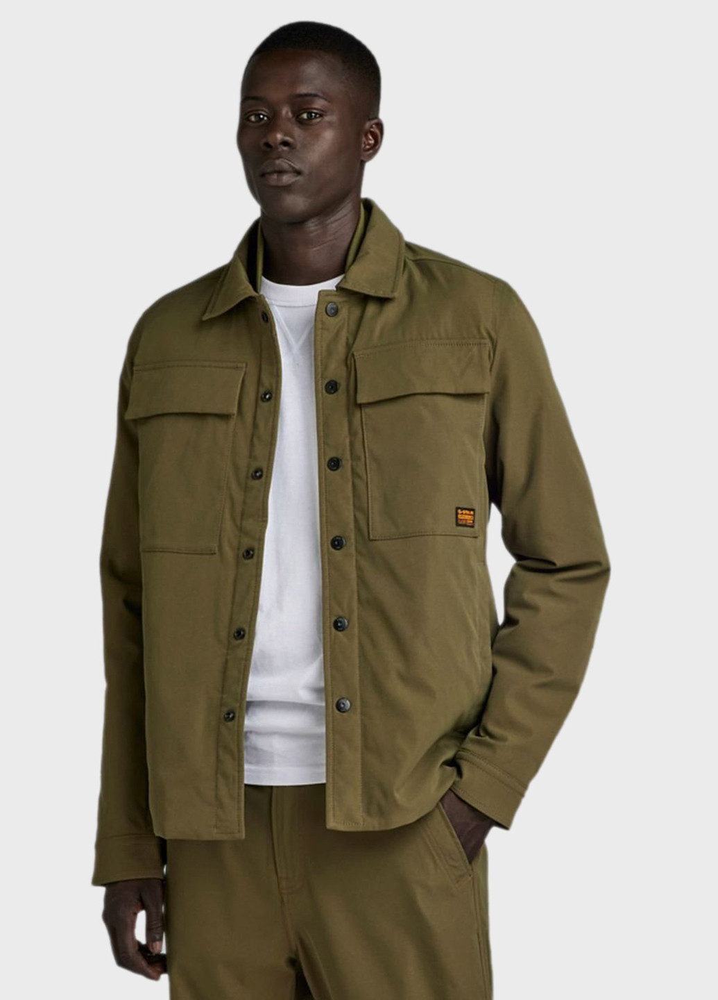 Оливкова (хакі) демісезонна куртка G-Star Raw