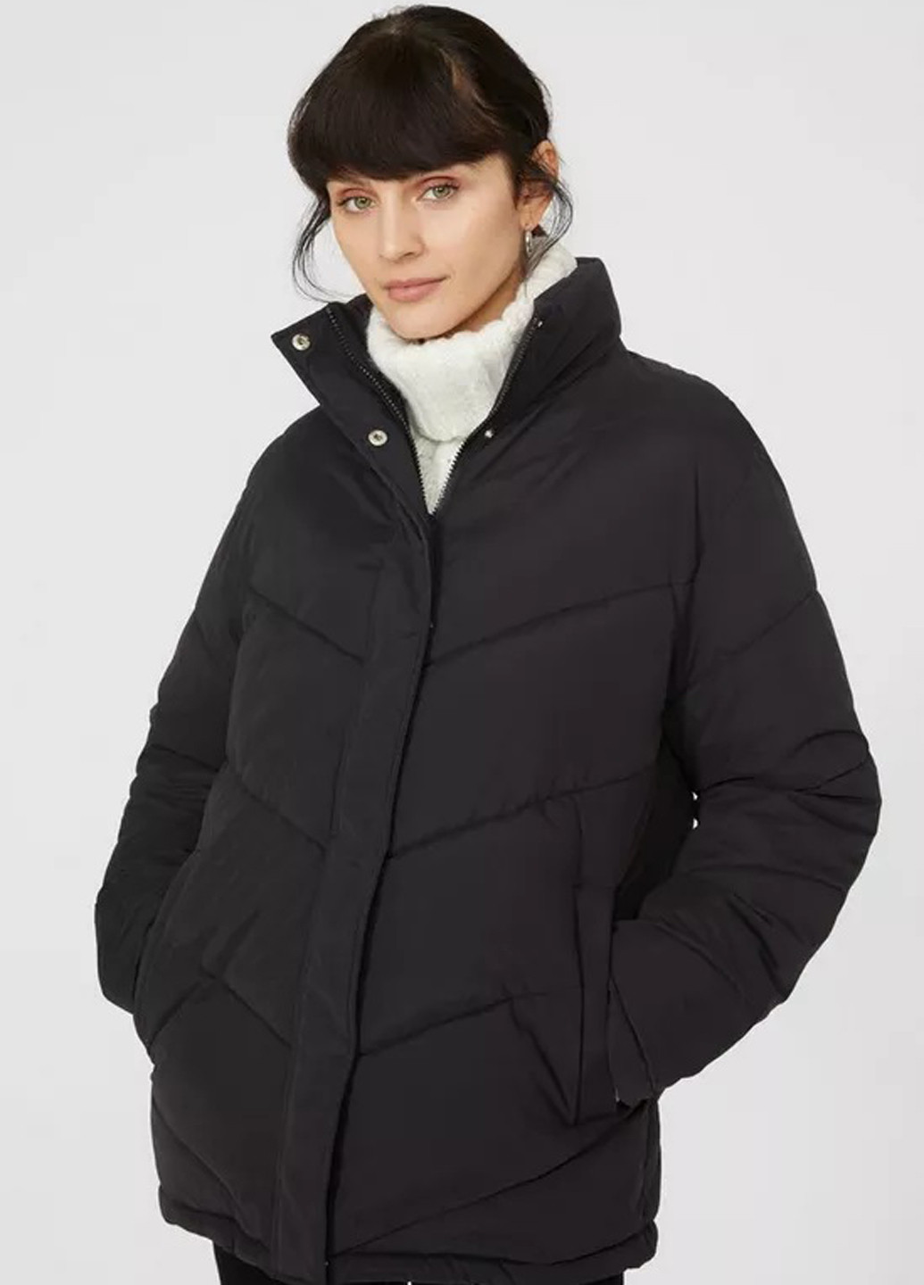 Чорна демісезонна куртка Principles