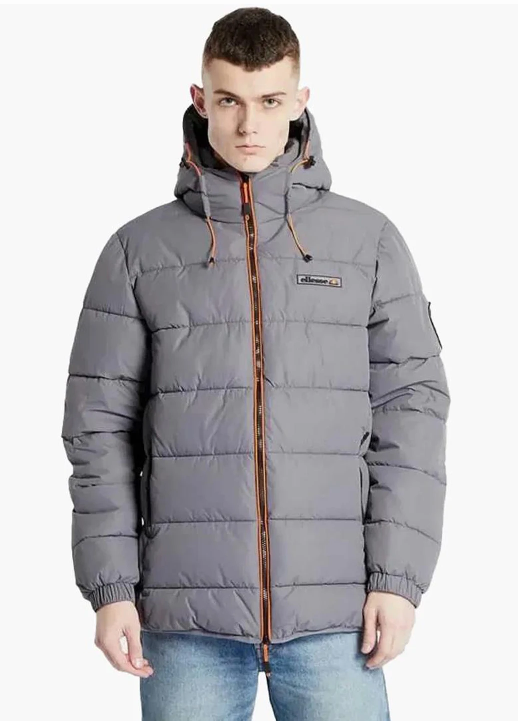 Серая демисезонная куртка sht19084-109 Ellesse GERANA PADDED