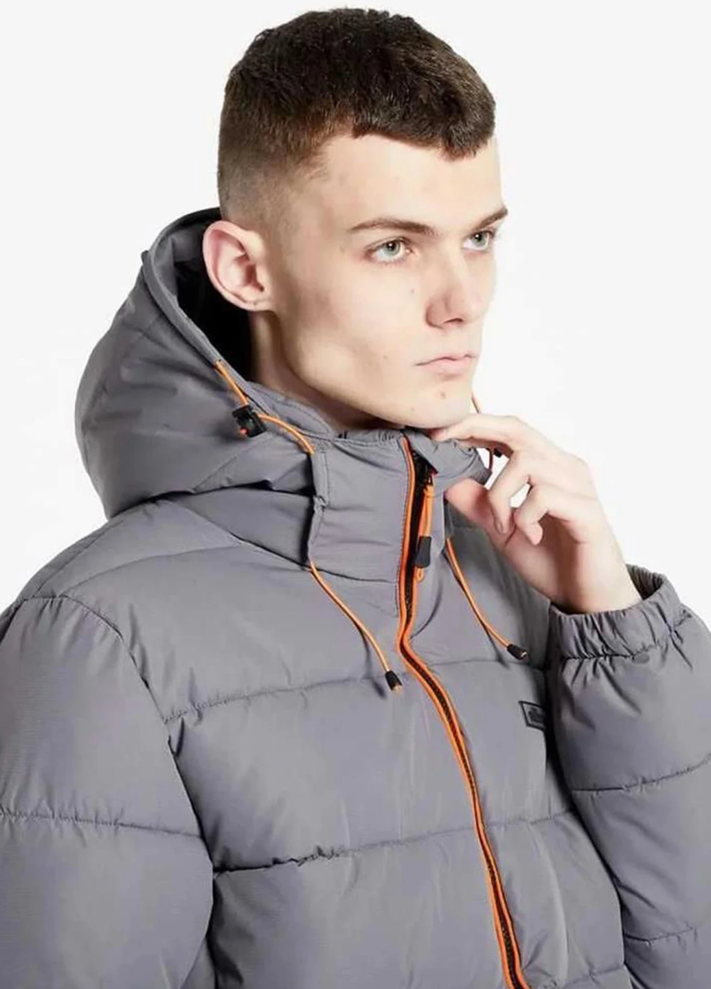 Серая демисезонная куртка sht19084-109 Ellesse GERANA PADDED