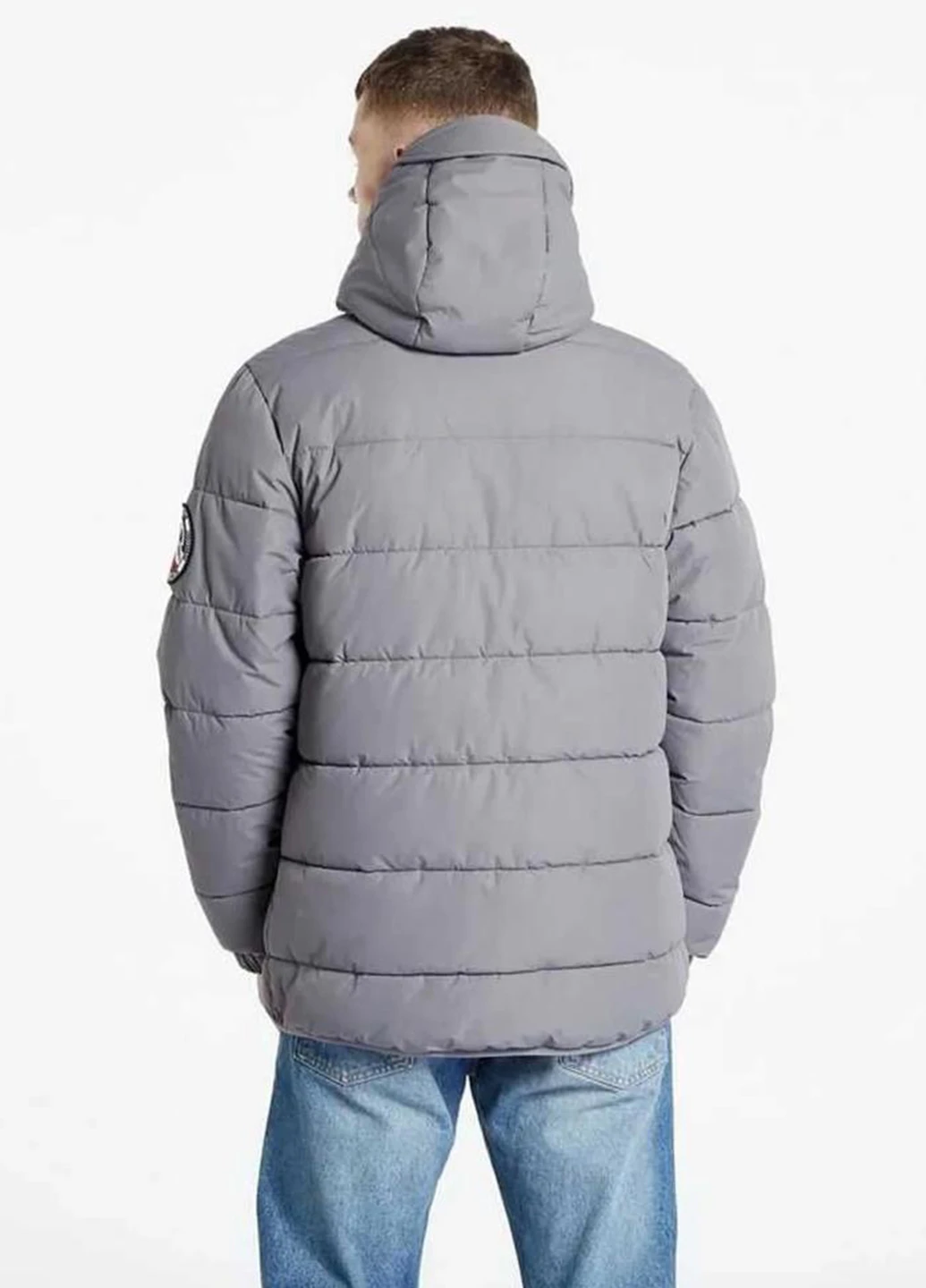 Серая демисезонная куртка sht19084-109 Ellesse GERANA PADDED
