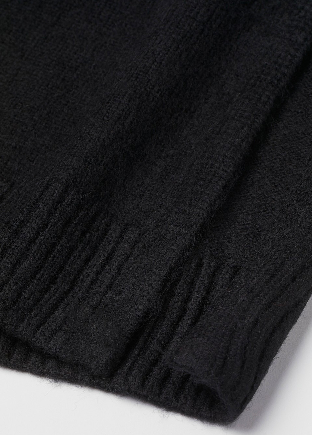 Чорна кежуал сукня сукня светр H&M однотонна