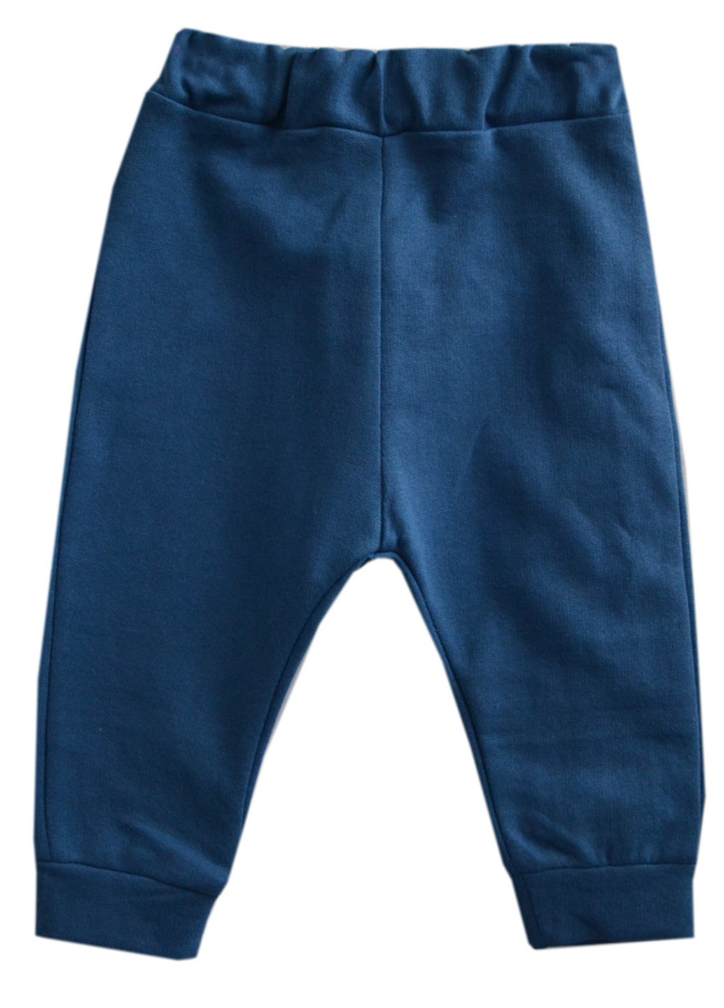 Серо-синие кэжуал демисезонные брюки зауженные Витуся