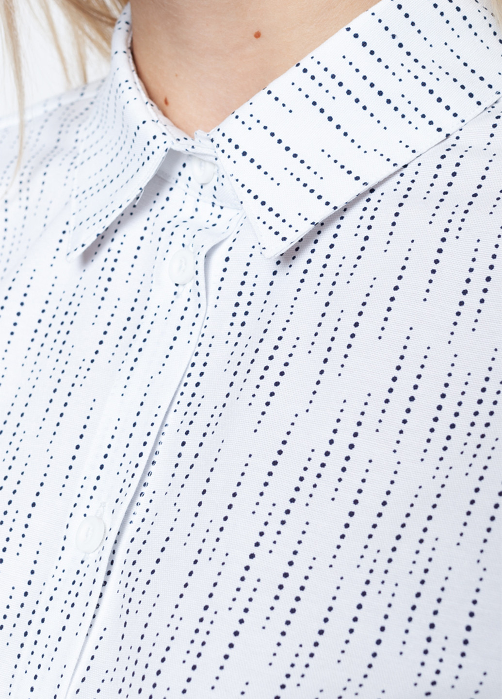 Белая кэжуал рубашка с абстрактным узором Arber Woman