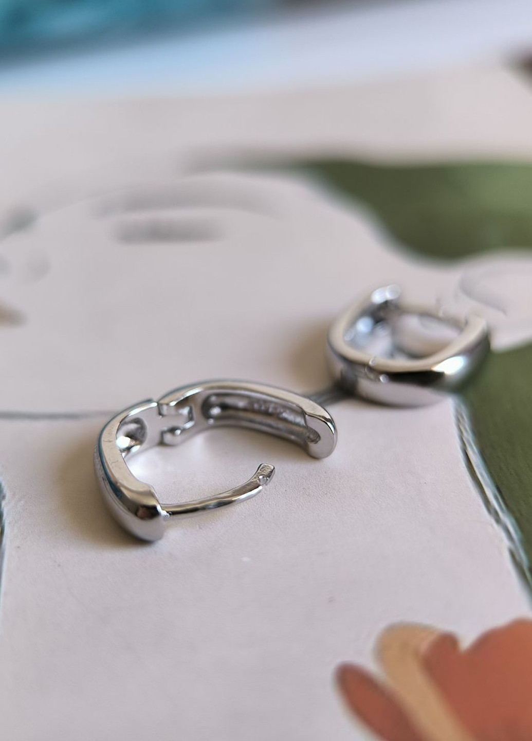 Серьги Silver Flame (350941264)