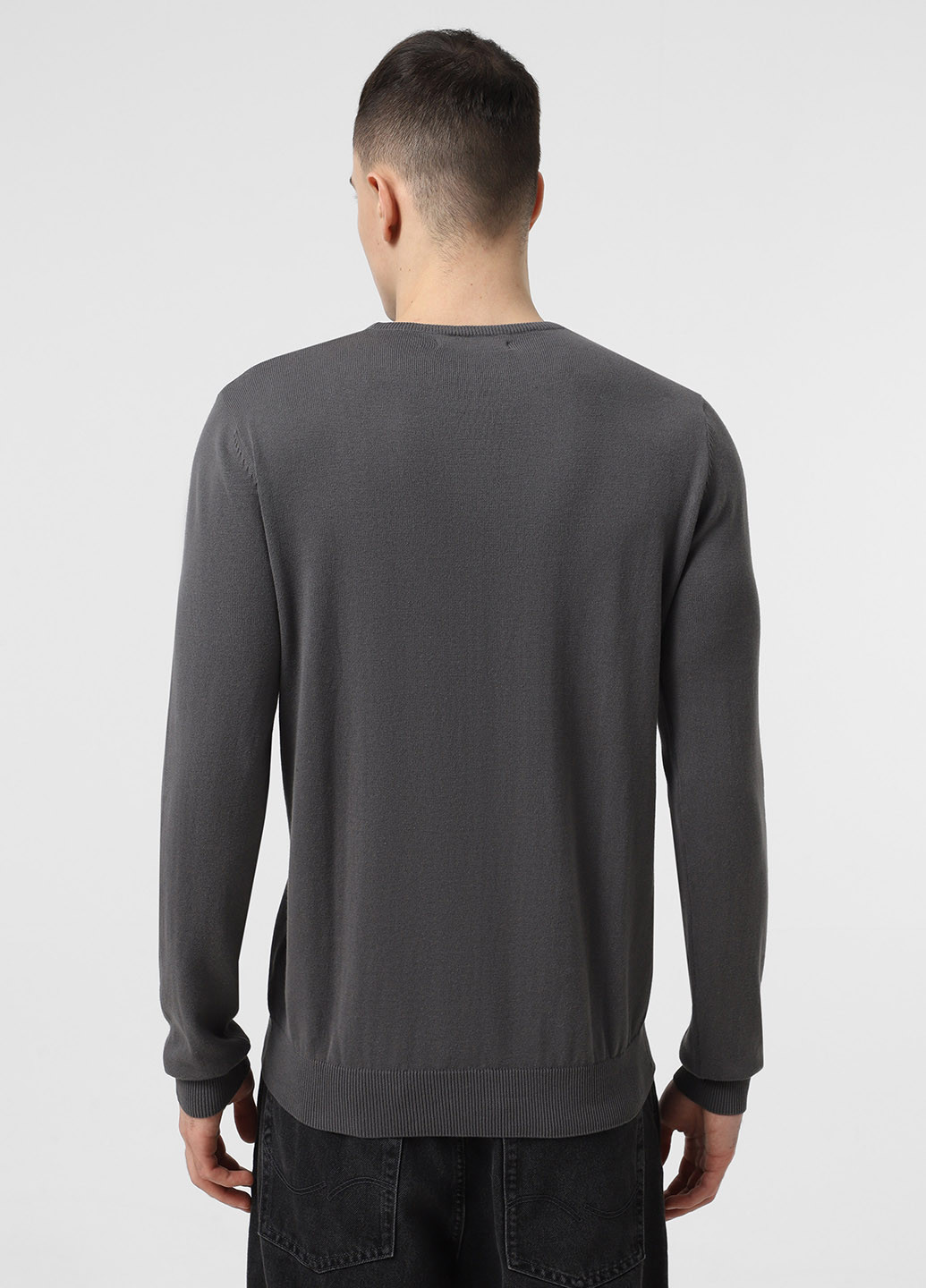 Сірий демісезонний светр джемпер Piazza Italia