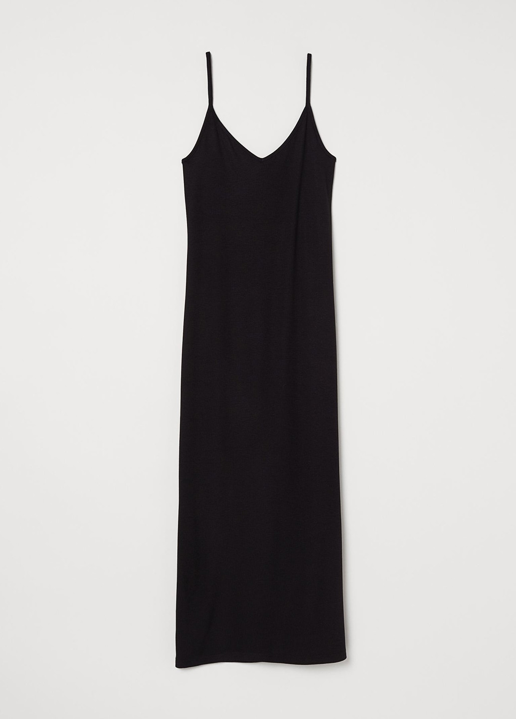 Черное кэжуал платье футляр H&M однотонное