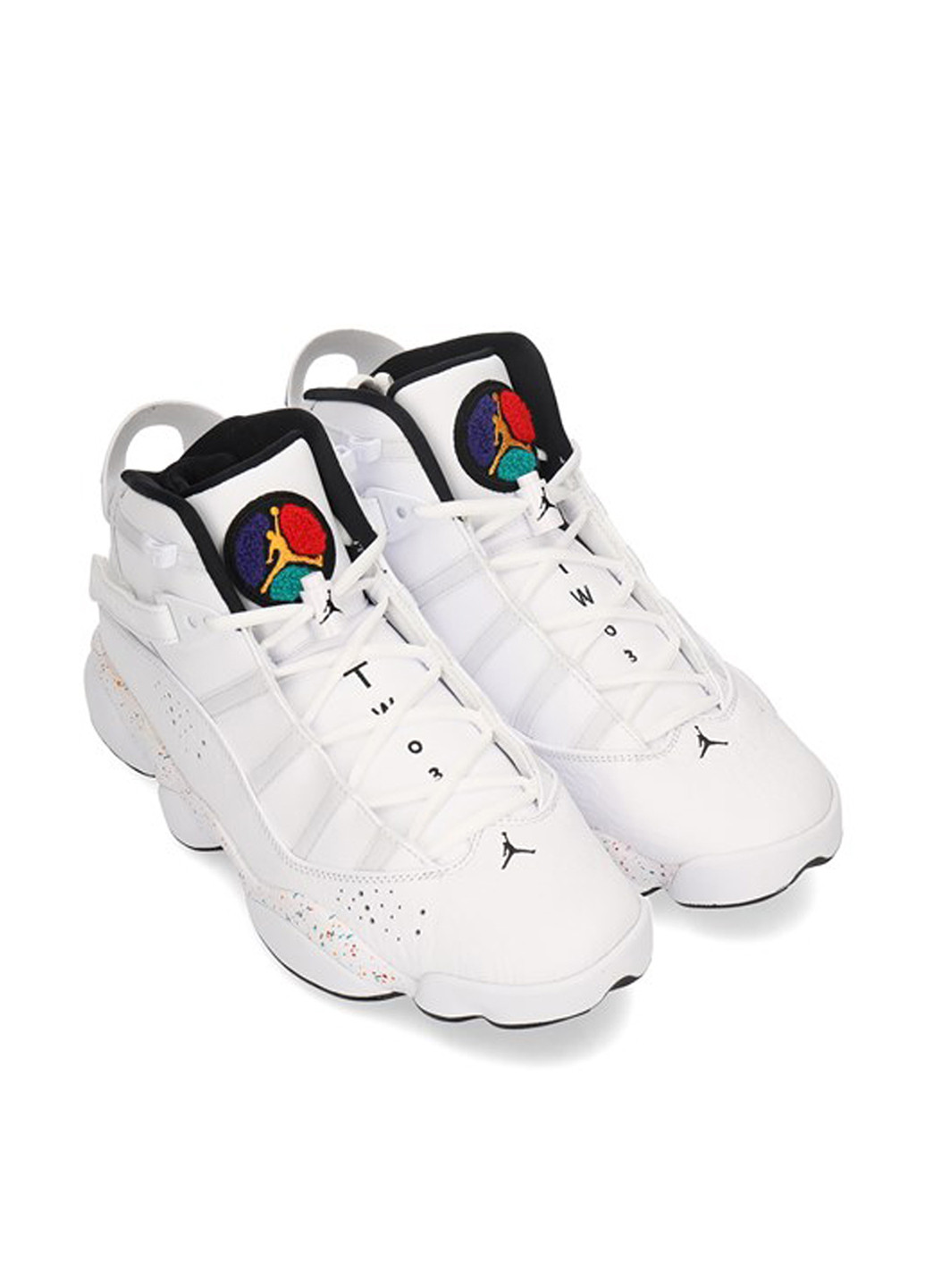 Белые демисезонные кроссовки Nike JORDAN 6 RINGS