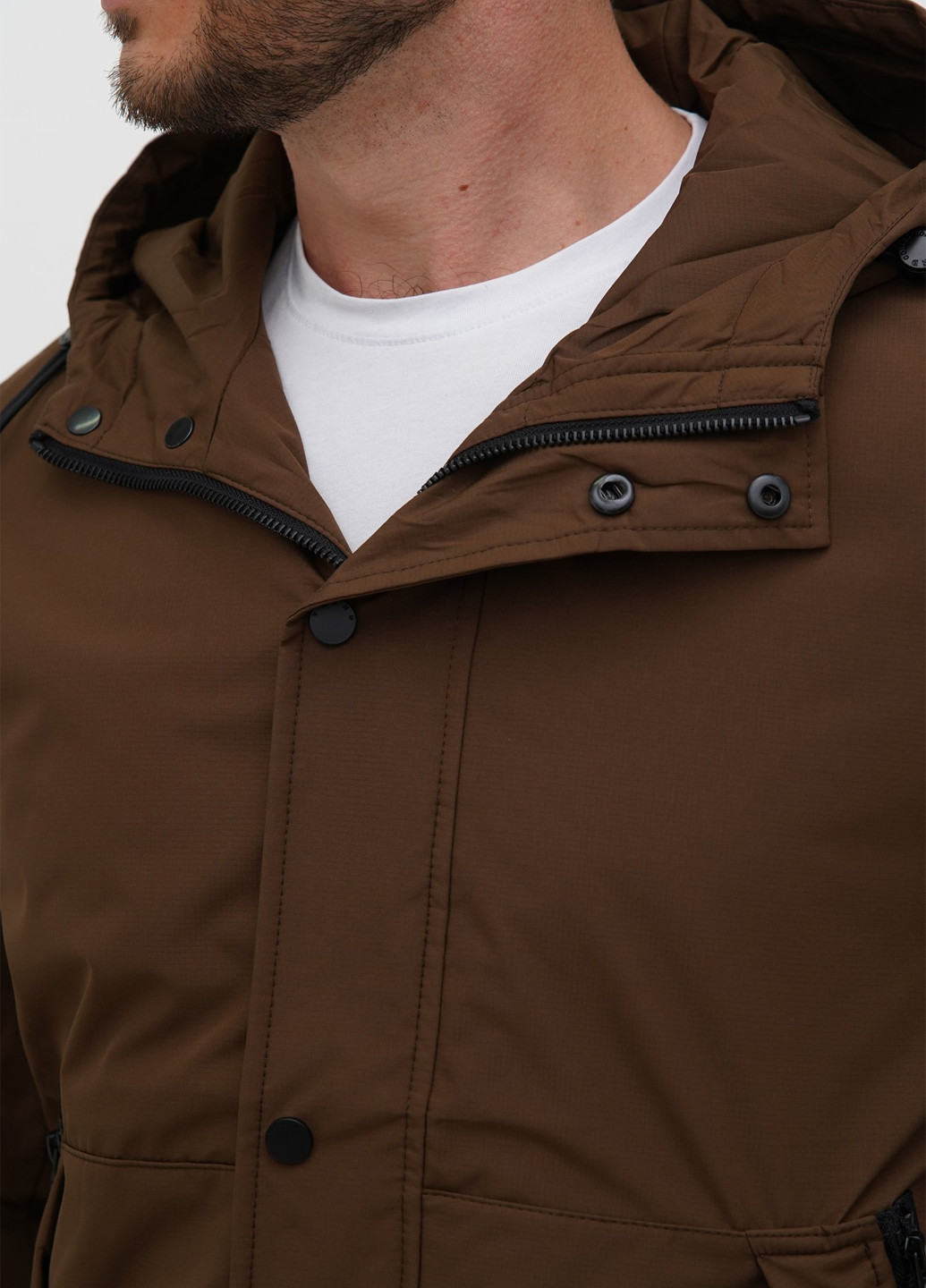 Кофейная демисезонная куртка Trend Collection