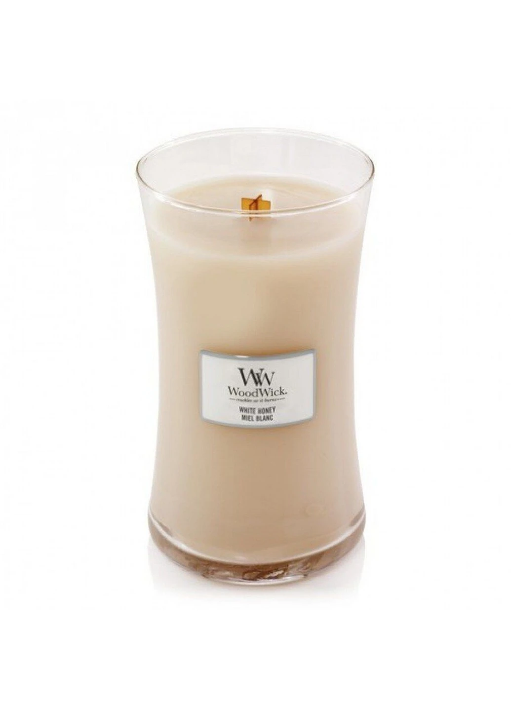 Ароматическая свеча в стекле Large White Honey 609 г (93026E) WoodWick (227516419)