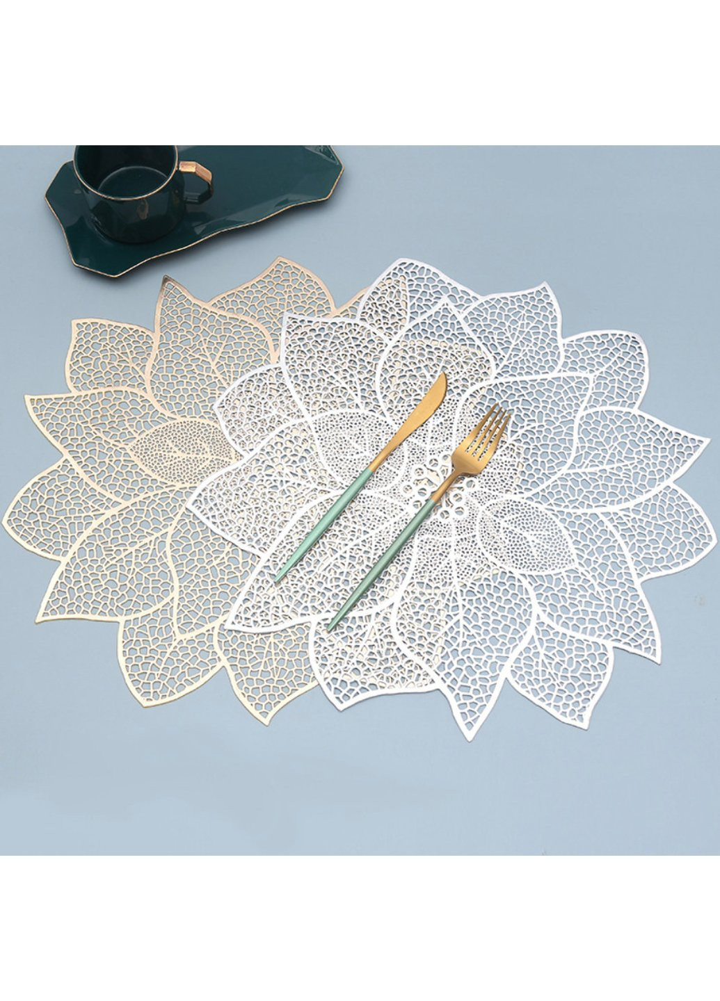 Серветка сервірувальна 5459 38 см срібляста Power (254440595)