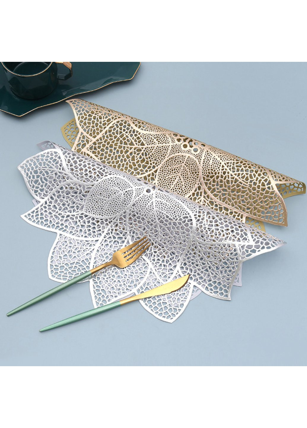 Серветка сервірувальна 5459 38 см срібляста Power (254440595)