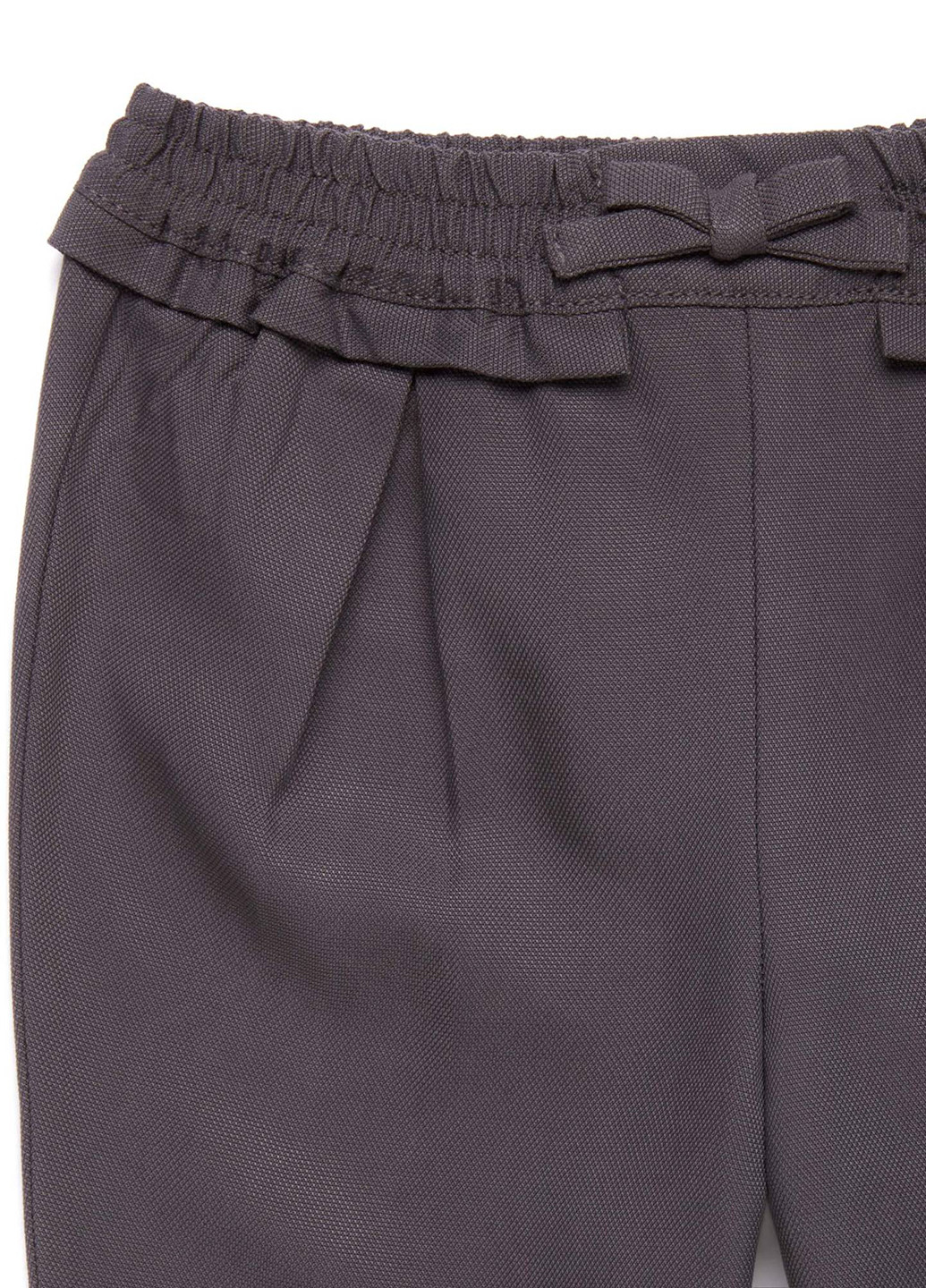 Темно-серые кэжуал демисезонные зауженные брюки United Colors of Benetton