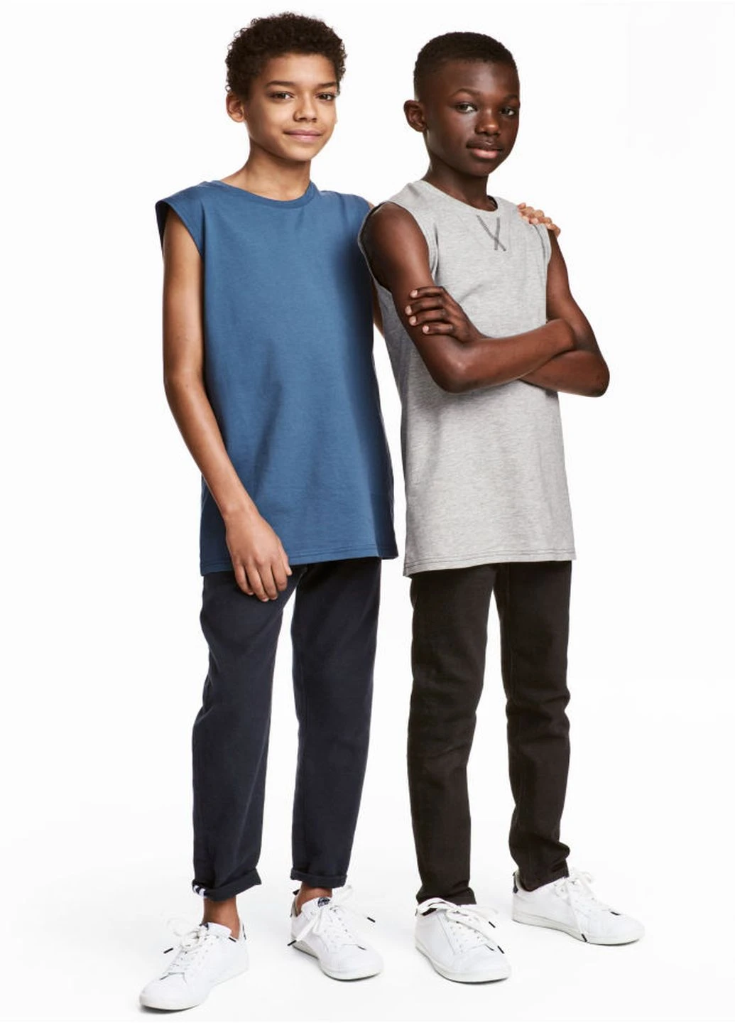 Сіра літня футболка H&M