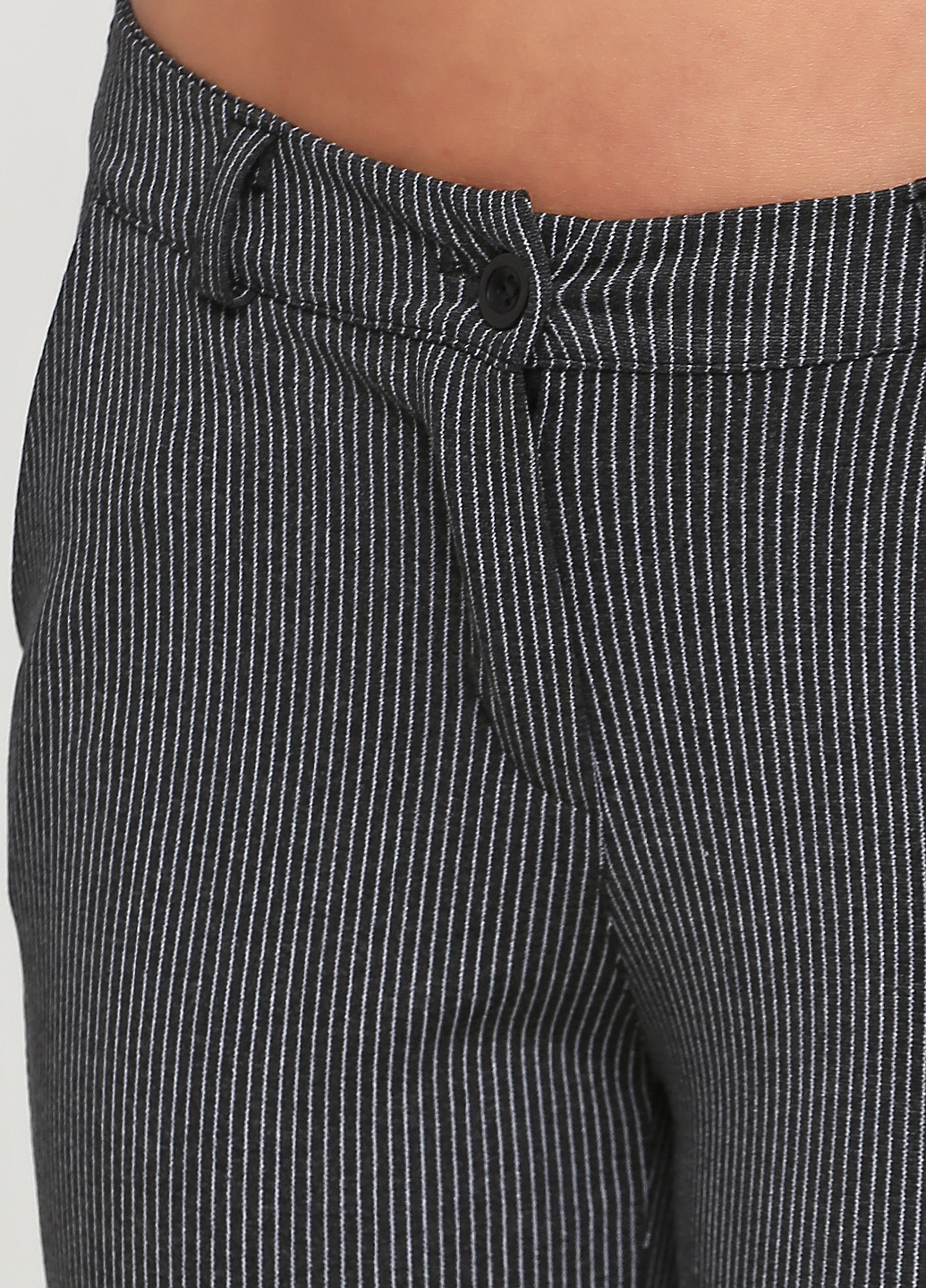 Темно-серые кэжуал демисезонные зауженные брюки LCK