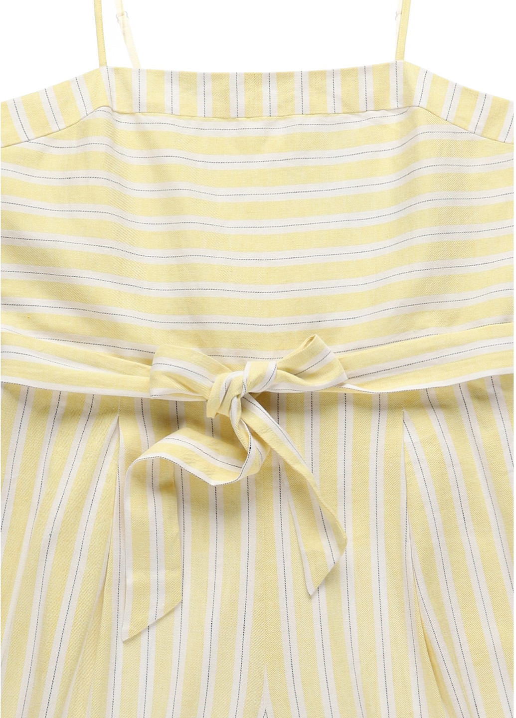 Комбинезон Banana Republic комбинезон-брюки полоска комбинированный кэжуал лен