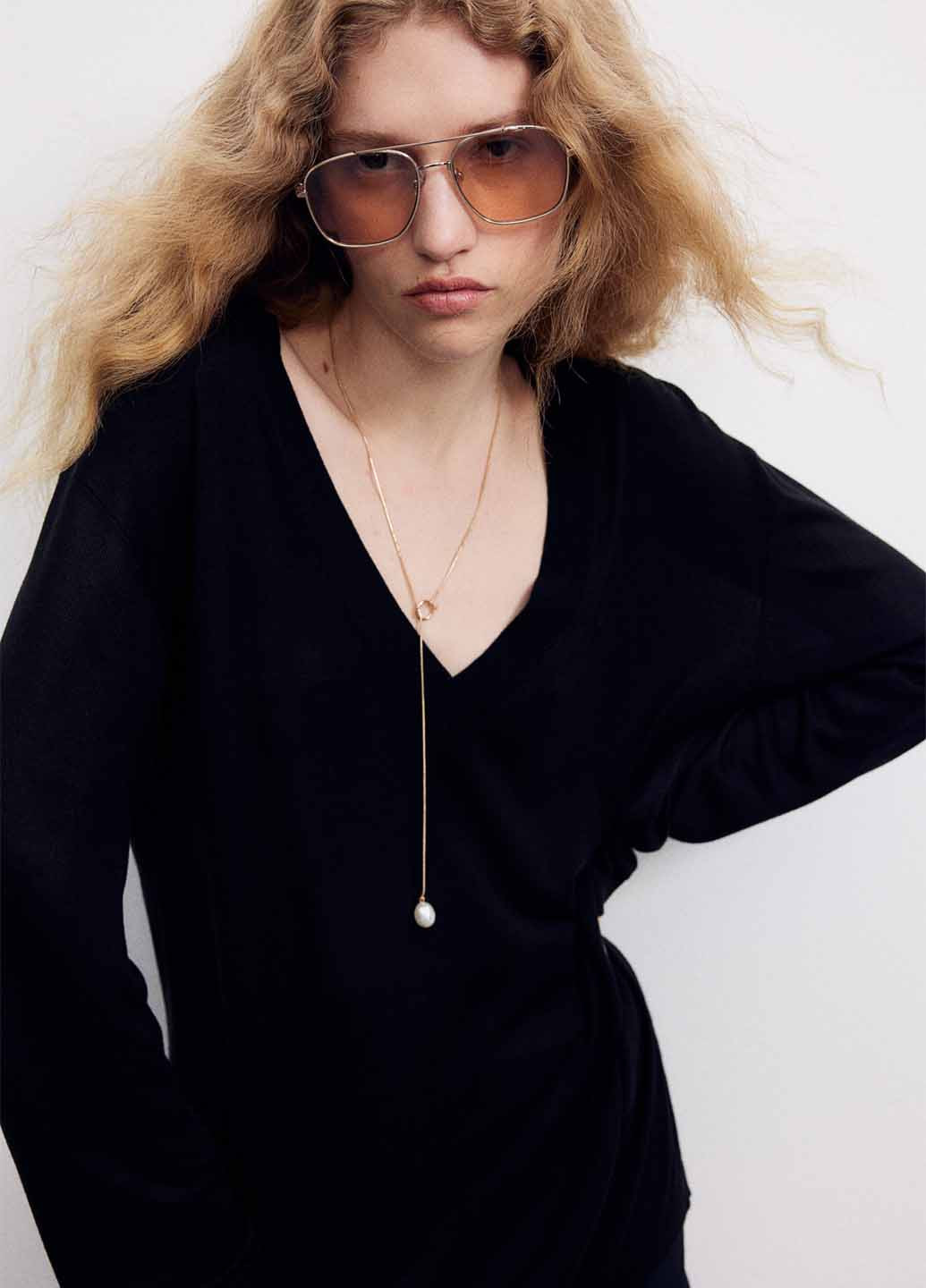 Черный демисезонный пуловер пуловер H&M