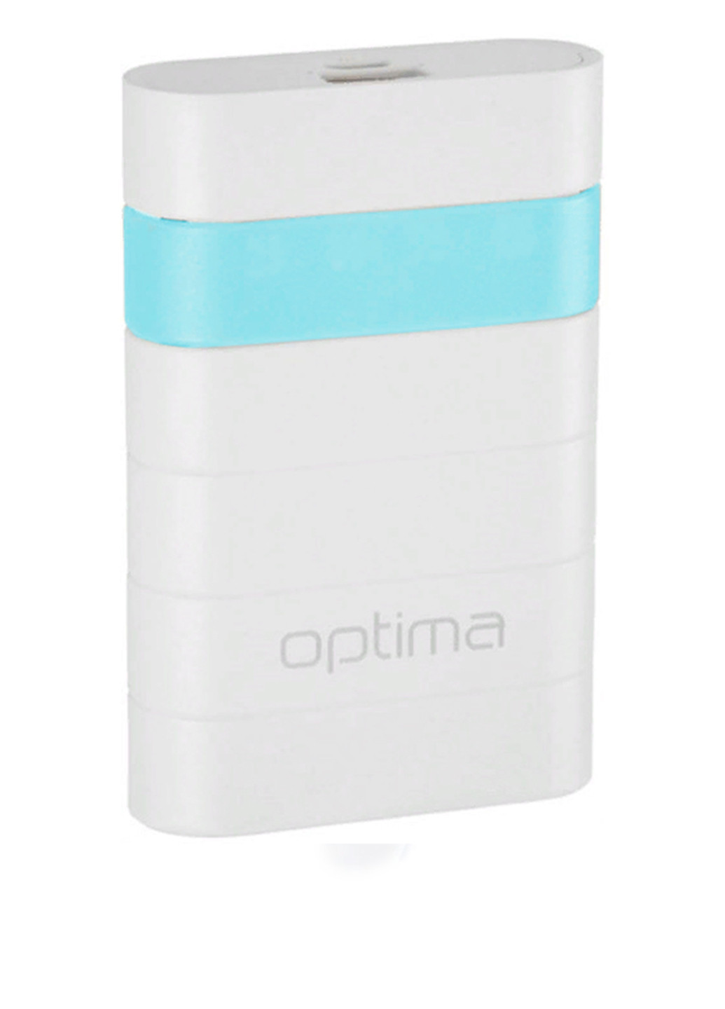 Универсальная батарея Promo Series 6000mAh White/Blue (павербанк) Optima OP-6
