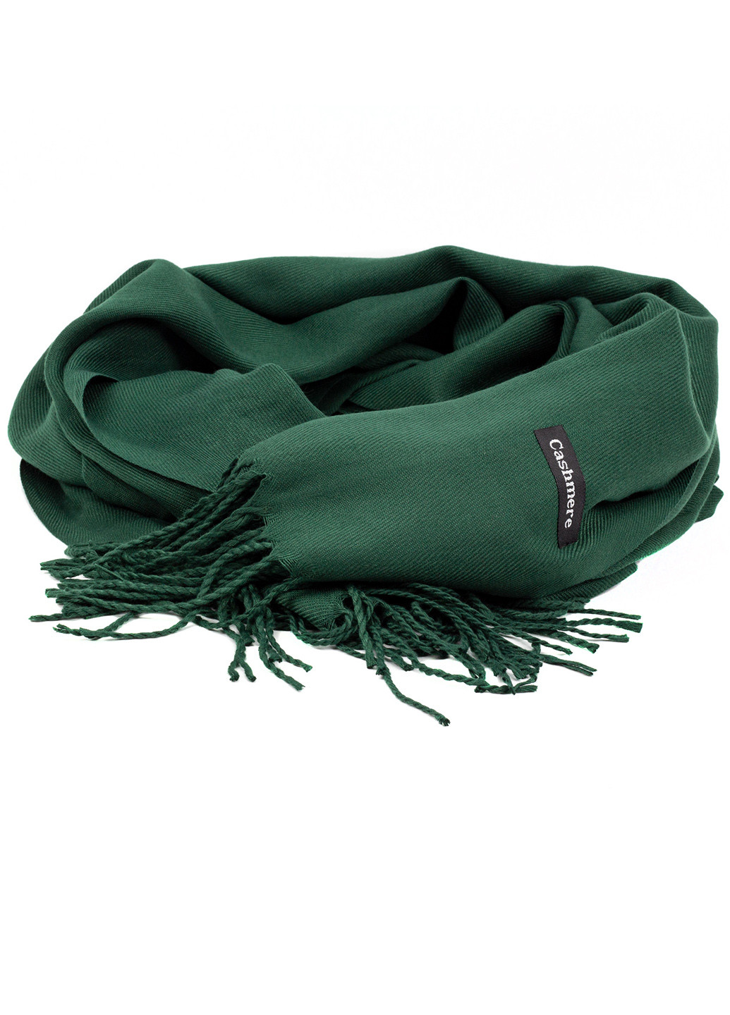 Женский кашемировый шарф, темно-зеленый Cashmere S92015 однотонный темно-зелёный кэжуал акрил, кашемир
