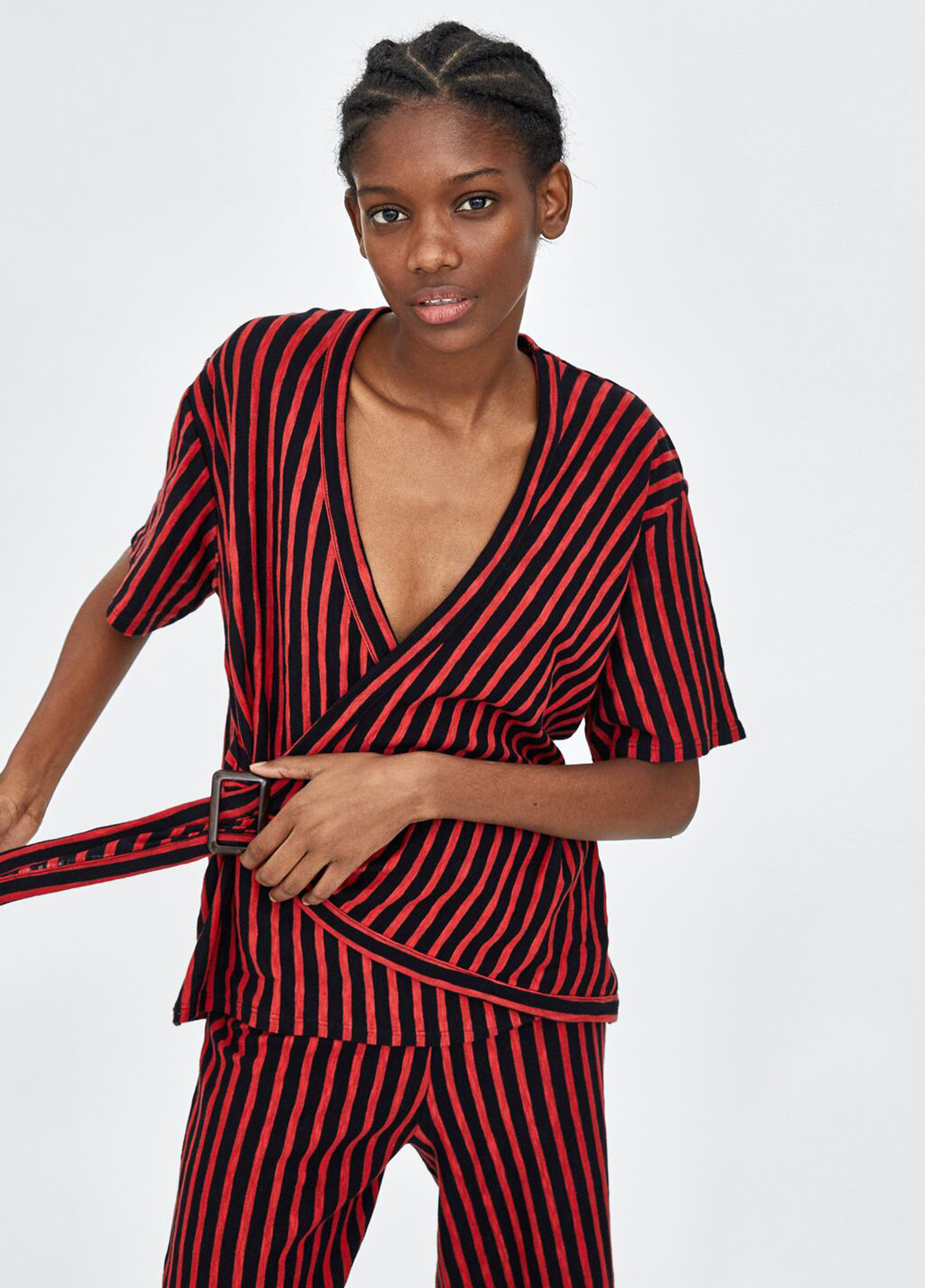 Червона демісезонна блуза Zara