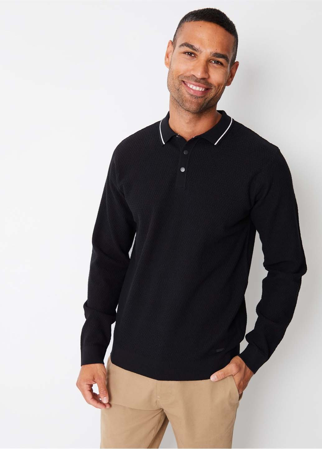 Чорний демісезонний светр Threadbare