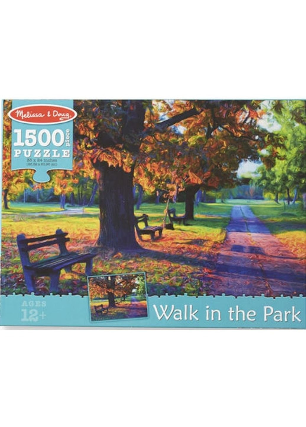 Пазл Прогулка в парке, 1500 элементов (MD9093) Melissa&Doug (252418443)