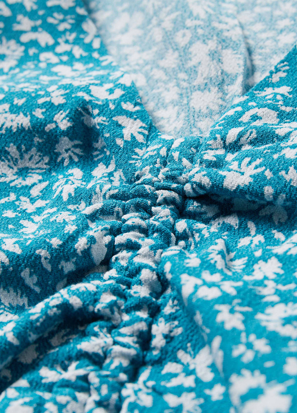 Блакитна кежуал сукня кльош C&A з квітковим принтом