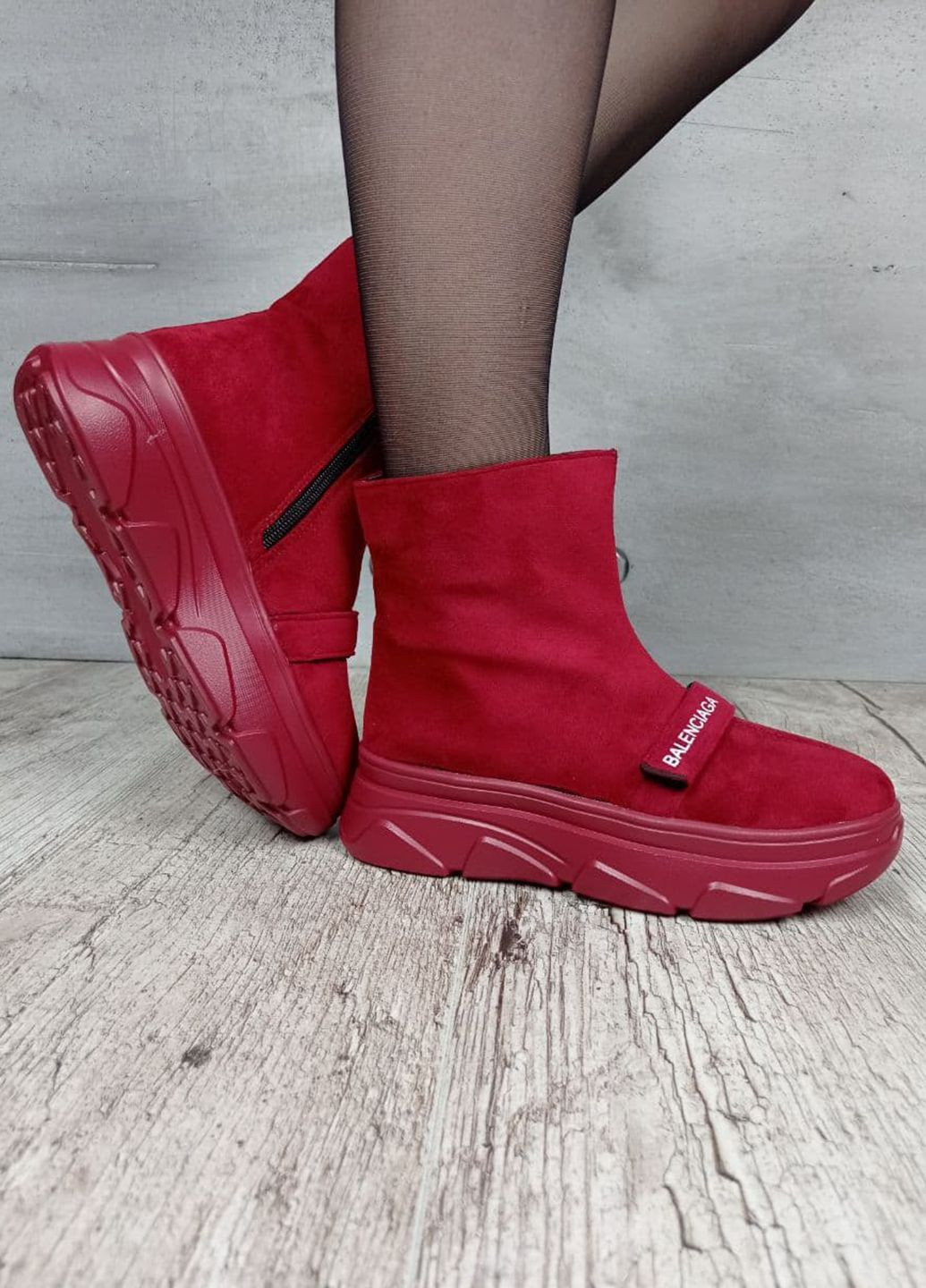 Осенние ботинки Violeta Wonex из искусственной замши