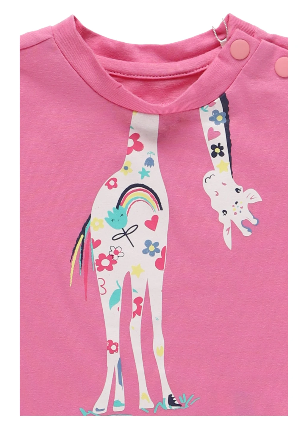 Розовая летняя футболка Chicco
