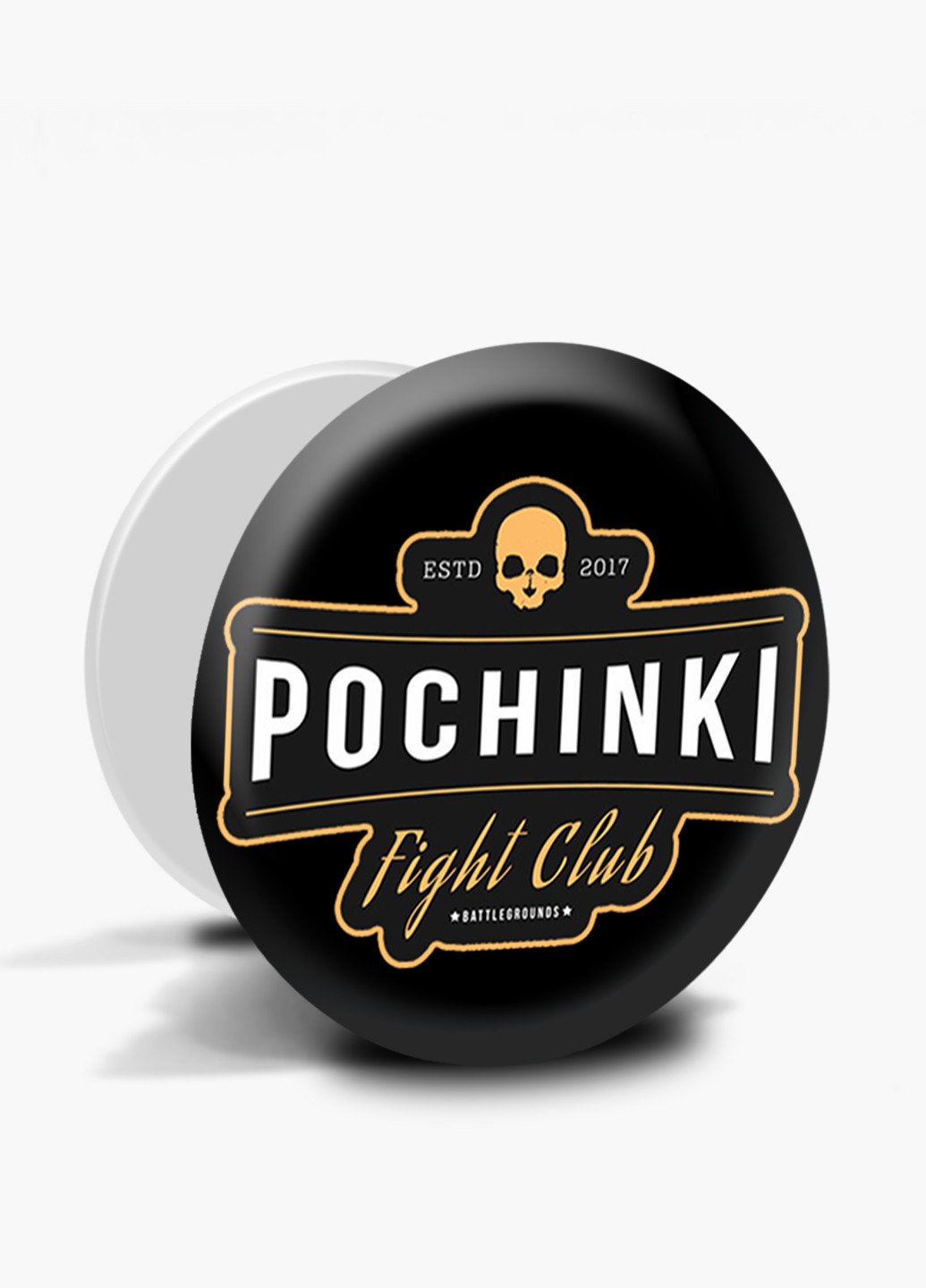 Попсокет (Popsockets) тримач для смартфону Пубг Пабг (Pubg) (8754-1188) Чорний MobiPrint (216748277)