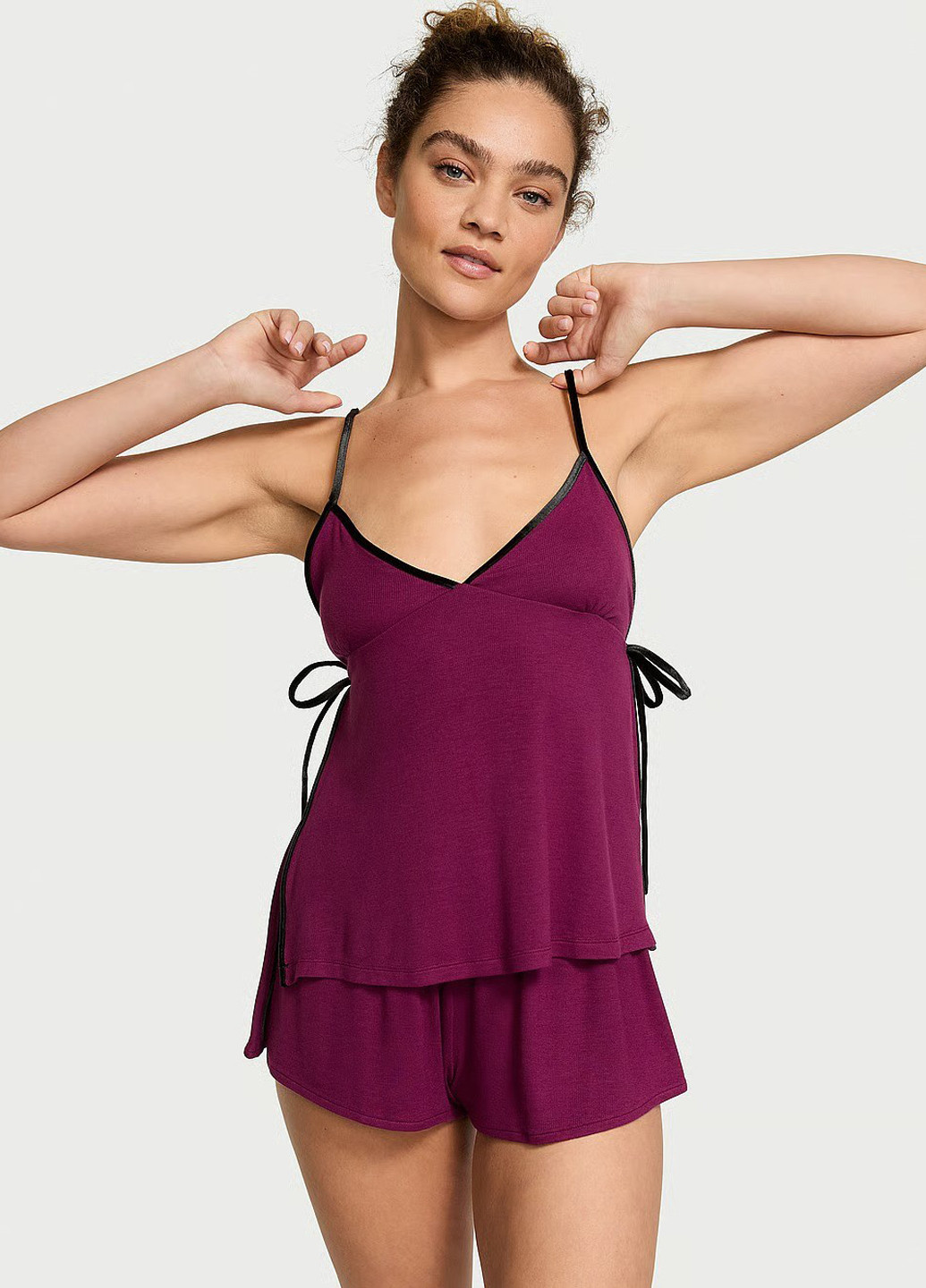 Сливова всесезон піжама (майка, шорти) майка + шорти Victoria's Secret