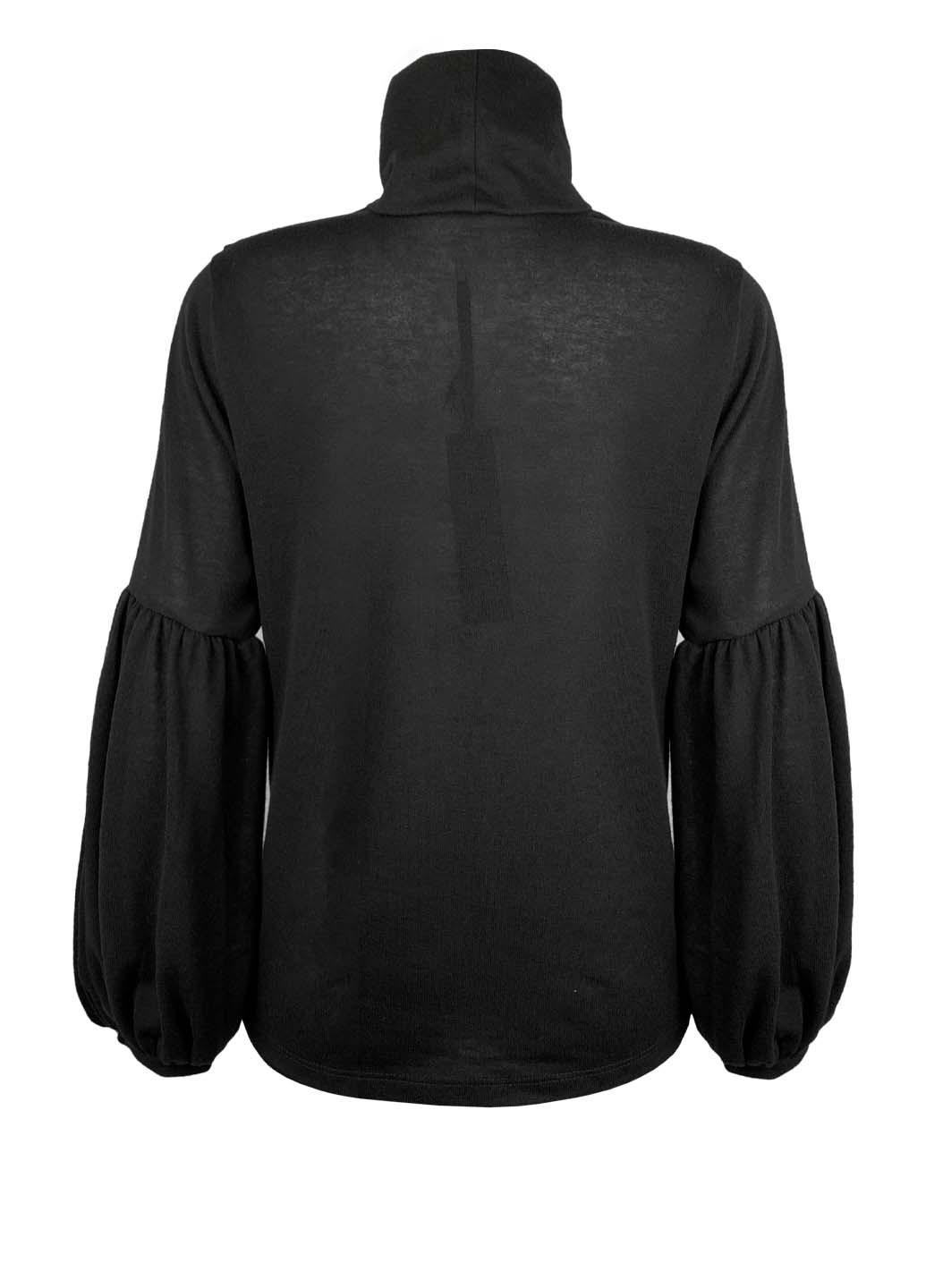 Черный демисезонный свитер джемпер Rinascimento