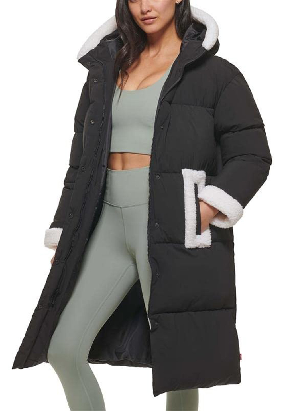 Чорна демісезонна куртка куртка-пальто Levi's