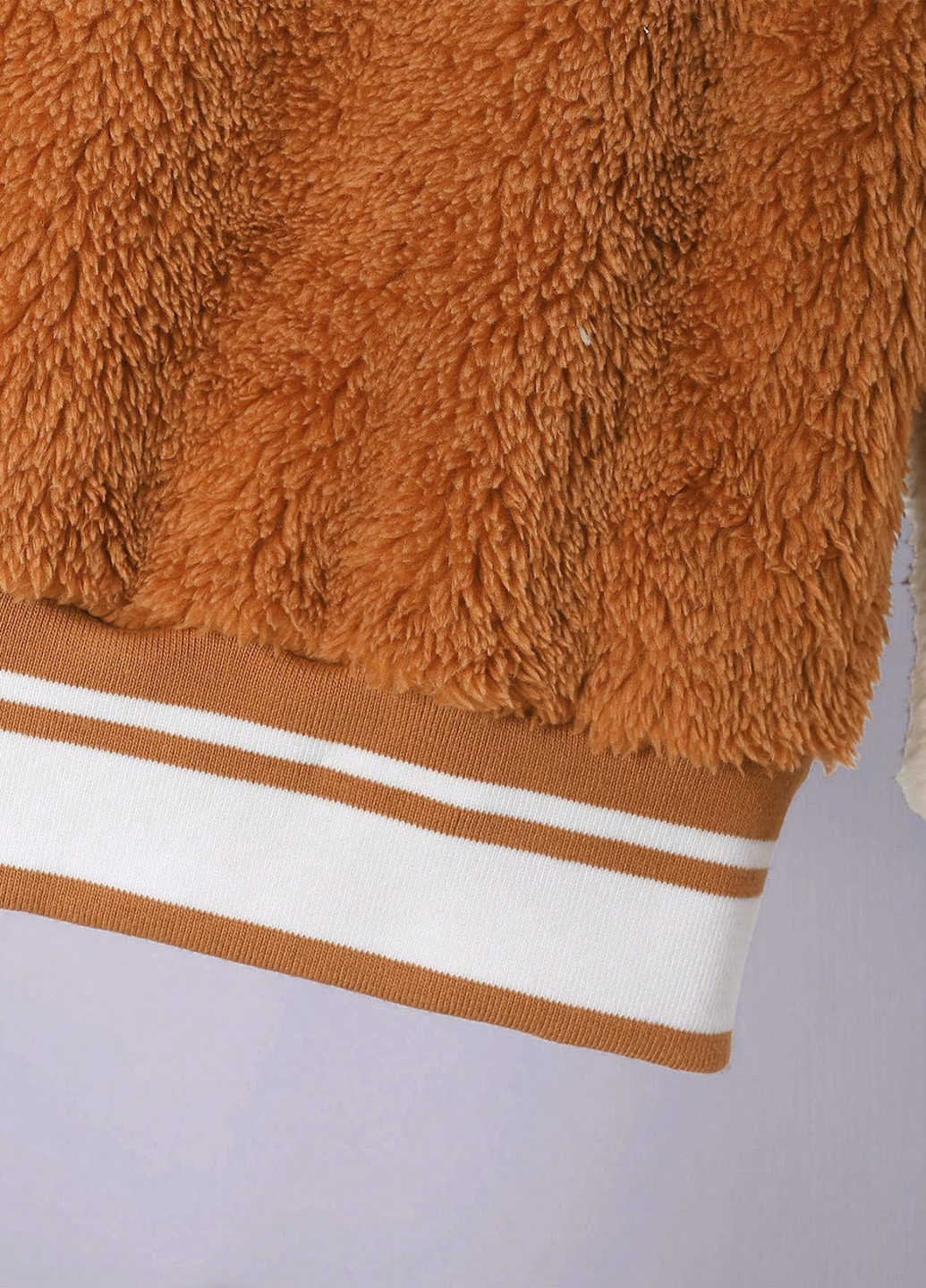 Світло-коричнева демісезонна куртка SHEIN